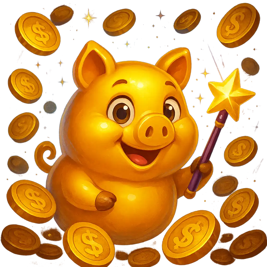 Piggy Prizes Wand of Riches slot game at Jokersino